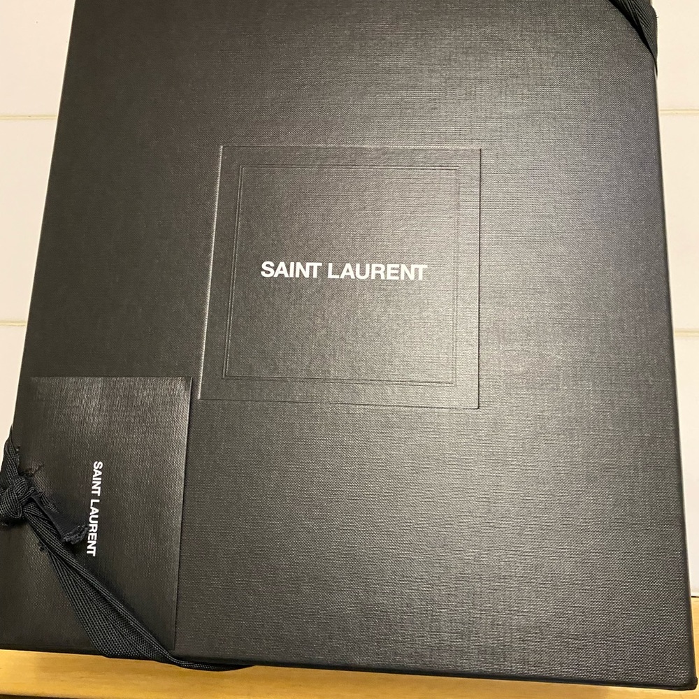 Saint Laurent Pointed Toe High Heel Booties - Picture 6 of 7